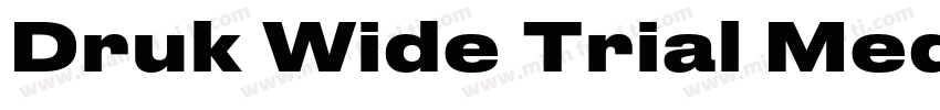 Druk Wide Trial Medium字体转换
